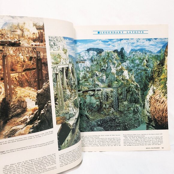 Model Railroader Train Railroading Magazine Jan 1989 55th Anniversary Layouts - Picture 5 of 10